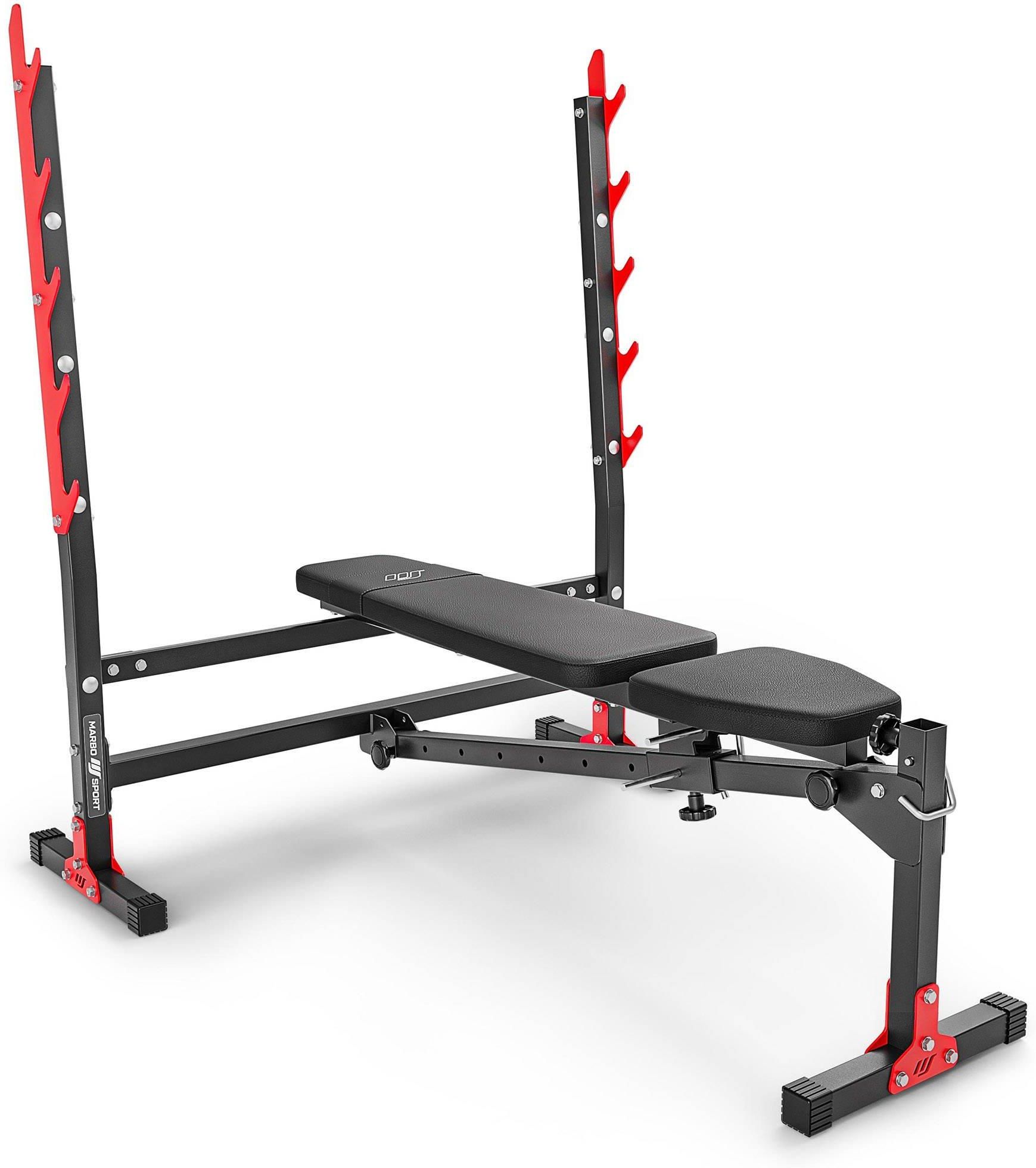Marbo Sport Ławka Regulowana Ze Zintegrowanymi Stojakami Mh L107 2.0 - zdjęcie 3 Marbo Sport Ławka Regulowana Ze Zintegrowanymi Stojakami Mh L107 2.0