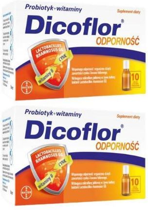 Bayer Zestaw Dicoflor Odporność  2X10 Fiolek