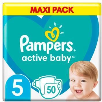 Pampers Active Baby Pieluchy Rozmiar 5 (11-16Kg) 50 Szt