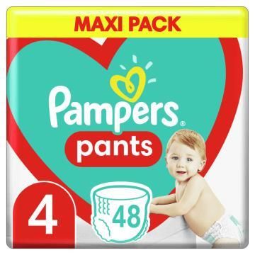 Pampers Pieluchomajtki Rozmiar 4 (9-15Kg) 48 Szt