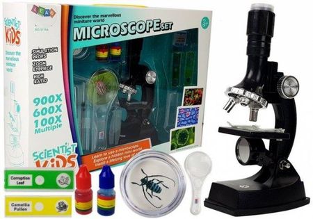 Import Leantoys Mikroskop Dziecięcy Edukacyjny Dla Małego Naukowca 900X 600X 100X