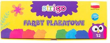 Farby Plakatowe 12 Kol. Strigo Ssc032 187L251