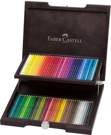 Adurer Kredki Akwarelowe Kaseta Drewniana 72Szt. Faber Castell 188L526