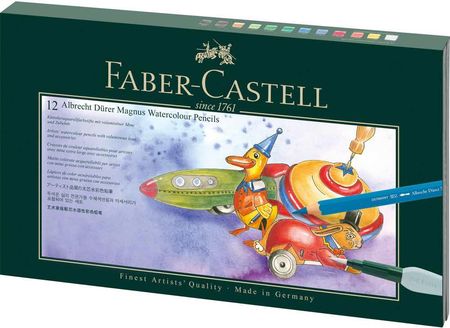 Zestaw Prezentowy Kredki Albrecht Durer Magnus 12 Kol Akcesoria Faber Castell 190L529