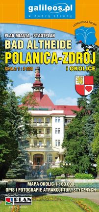 Mapa turystyczna - Polanica-Zdrój 1:8000