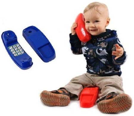 Gigi Toys telefon na plac zabaw dźwiękowy niebieski
