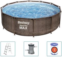 Zdjęcie Basen Bestway Steel Pro Max Deluxe Series Okrągły 366x100cm 92836 - Górowo Iławeckie