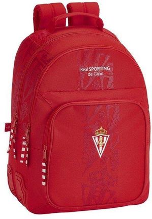 Real Sporting De Gijón Plecak Szkolny Czerwony