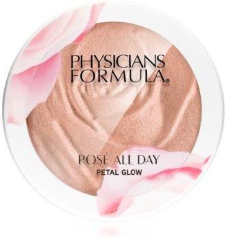 Physicians Formula Rose All Day kompaktowy pudrowy rozświetlacz z balsamem odcień Soft Petal 9 g