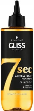 Schwarzkopf Gliss 7 sec kuracja regeneracyjna do włosów słabych, zniszczonych 200 ml