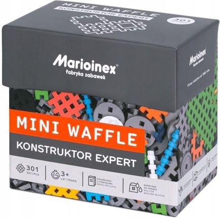 Marioinex Klocki wafle mini 301szt konst