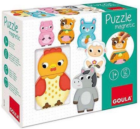 Diset Konfigurowalne Drewniane Puzzle Goula (12El.)