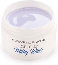 Cosmetics Zone Żel do przedłużania paznokci UV LED galaretka ICE JELLY mleczny Milky White 15ml
