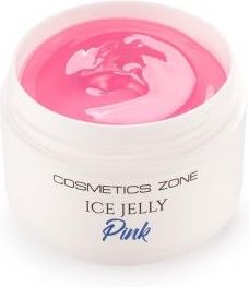 Cosmetics Zone Żel do przedłużania paznokci UV LED galaretka ICE JELLY przezroczysty róż Pink 15ml