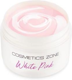 Cosmetics Zone Żel do przedłużania paznokci mlecznoróżowy UV LED White Pink 15ml