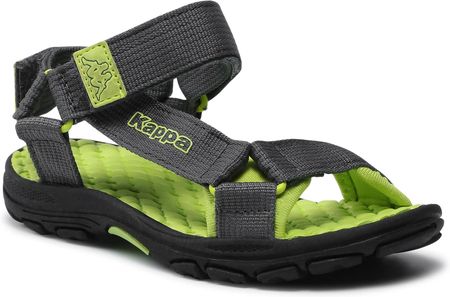 Kappa Sandały - Mortara K 260772K Grey/Lime 1633