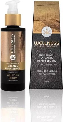 Wellness Gold Cannabis Hemp Seed Oil Serum Regenerujące Włosy Z Plexem 100 ml