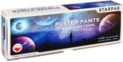 Zdjęcie Starpak Farby Plakatowe 12 Kolorów Space 472914 20 Ml - Barcin