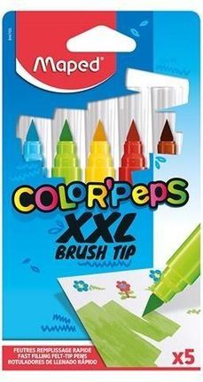 Maped Flamastry Colorpeps Brush Jumbo Xxl 5 Kolorów