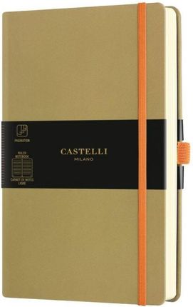 Castelli Notatnik Aquarela Olive 13X21Cm Linia