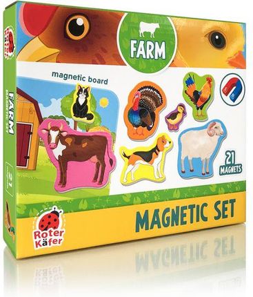Roter Kafer Puzzle Zestaw Magnesów Farma