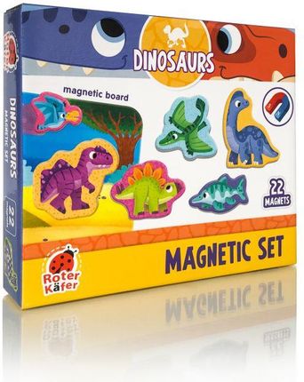 Roter Kafer Puzzle Zestaw Magnesów Dinozaury