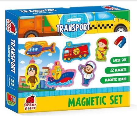 Roter Kafer Puzzle Zestaw Magnesów Transport