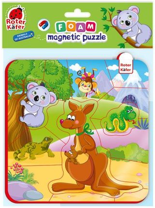 Roter Kafer Puzzle Magnetyczne Z Pianki Zwierzęta Australii Rk5010-09
