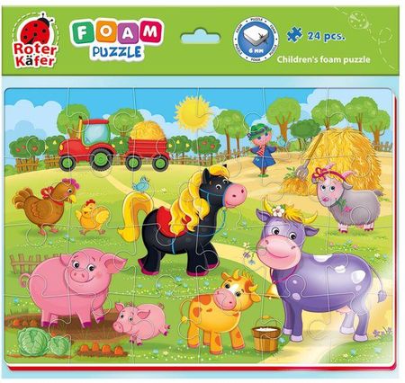 Roter Kafer Puzzle Piankowe A4 Śmieszne Obrazki Farma Rk6020-05