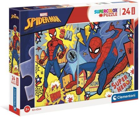 Clementoni Puzzle 24 Maxi Super Color Spider Man 24216