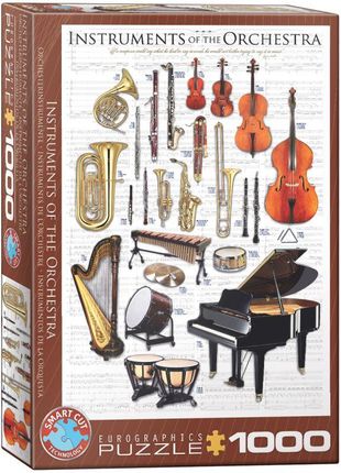 Eurographics Puzzle 1000 Instrumenty Orkiestry 6000-1410