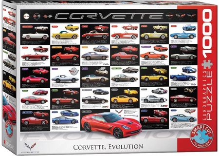 Eurographics Puzzle 1000 Corvette Ewolucja 6000-0683