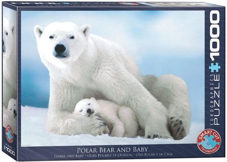 Eurographics Puzzle 1000 Niedźwiedź Polarny I Dziecko 6000-1198