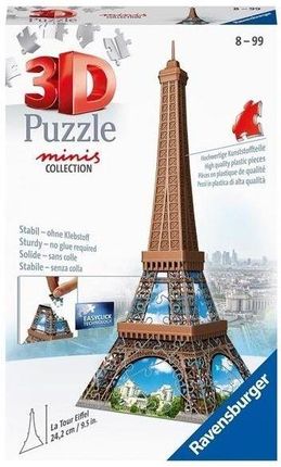 Ravensburger Puzzle 3D 54 Mini Budynki: Wieża Eiffel
