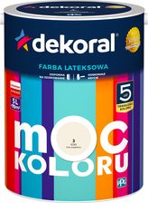 Farba Dekoral Moc Koloru Ecru 5L - zdjęcie 1