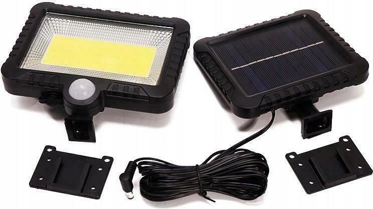 Halogen Lampa solarna 100Led czujka ruchu zmierzch - zdjęcie 1 Halogen Lampa solarna 100Led czujka ruchu zmierzch