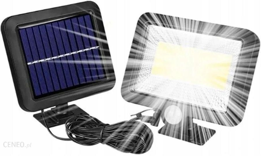Halogen Lampa solarna 100Led czujka ruchu zmierzch