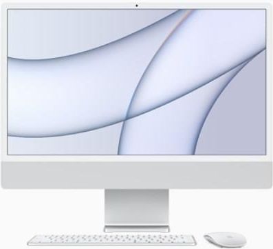 Komputer Apple iMac 24 2021 8GB 512GB Srebrny (MGPD3ZEA 