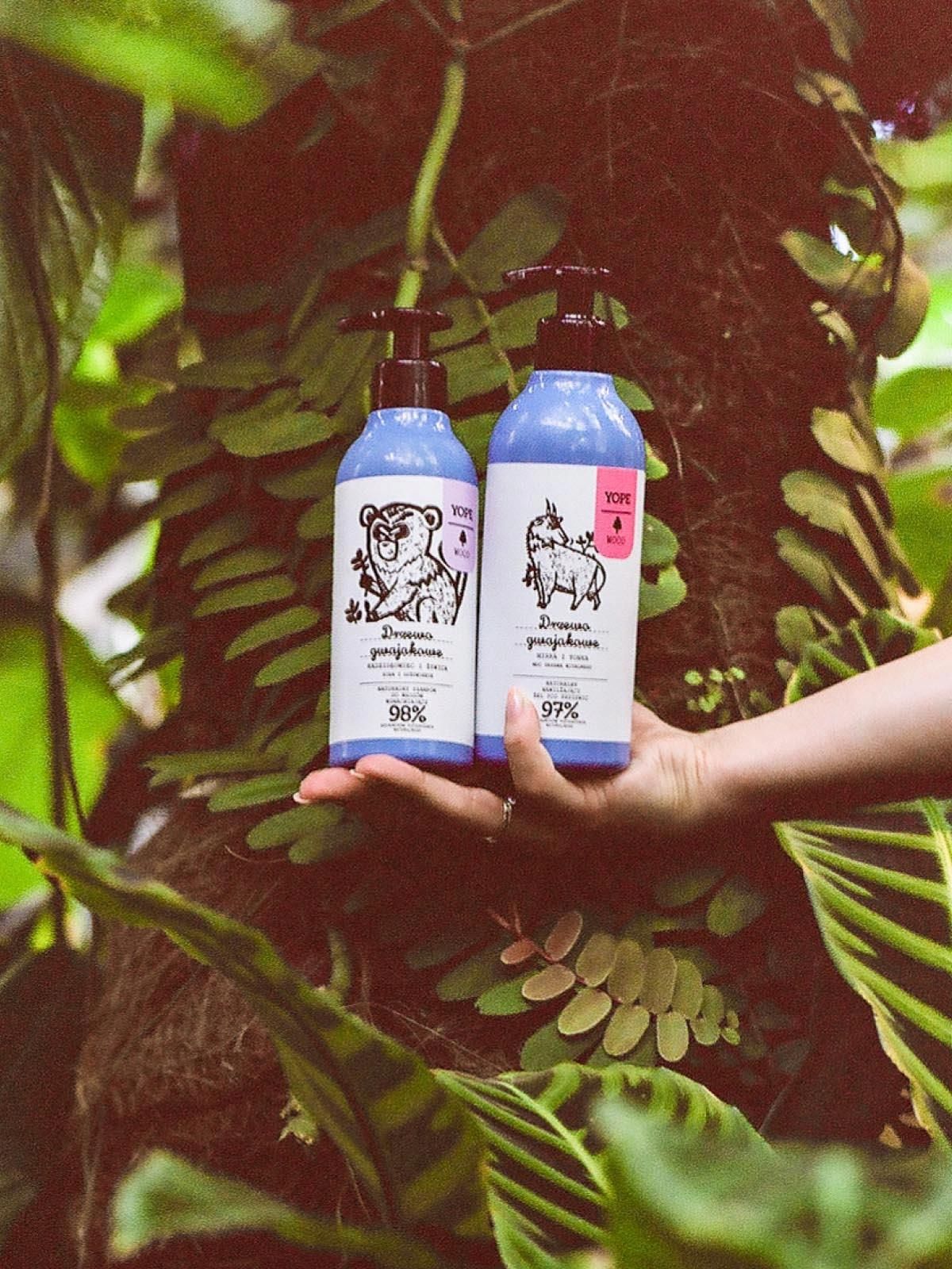 Yope Wood Żel pod prysznic dla mężczyzn Drzewo gwajakowe, mirra, tonka 400ml - zdjęcie 1 Yope Wood Żel pod prysznic dla mężczyzn Drzewo gwajakowe, mirra, tonka 400ml