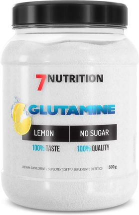 7 Nutrition Aminokwasy 7Nutrition glutamine 500g Cytryna