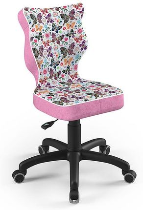 Entelo Krzesło dziecięce Petit BK Storia rozmiar 3 (119-142 cm) motylki różowe