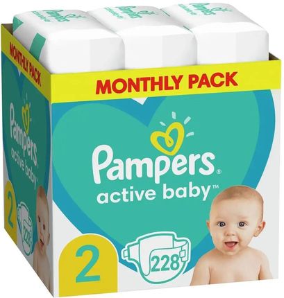 Pampers Active Baby 2 228Szt.