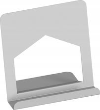 Mt3Ch Metalowy Stojak Segregator Ekspozytor Na Winyle Obrazy Dokumenty Srebrny