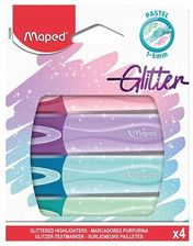 Zdjęcie Maped Zakreślacze Pastelowe Brokatowe 4 Kol - Kłecko