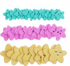 Zdjęcie NAKLEJKI Z PIANKI BROKAT GWIAZDKI 45 SZT - Olkusz