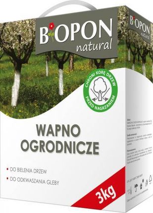 Bros Biopon Wapno Ogrodnicze Do Bielenia 3Kg