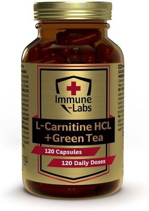 Immune-Labs L-Carnitine HCL + Green Tea 120kaps.