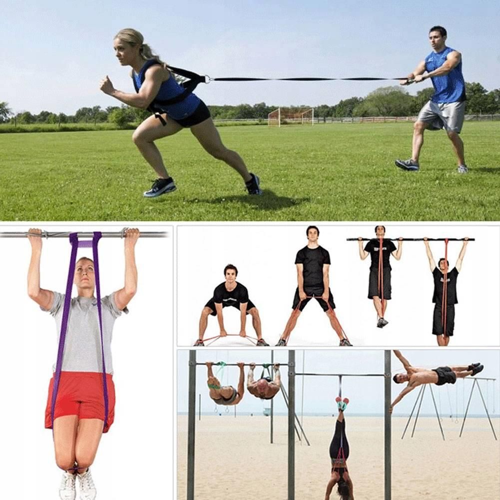 4yourhealth Zestaw 4 Gumy Oporowe Do Ćwiczeń Taśmy Oporowe Power Band - zdjęcie 6 4yourhealth Zestaw 4 Gumy Oporowe Do Ćwiczeń Taśmy Oporowe Power Band