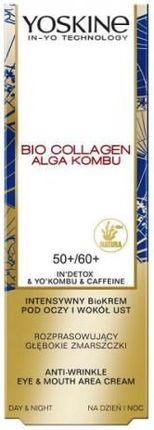 Yoskine Bio Collagen 50+/60+ Bio-Krem pod oczy i wokół ust 15ml