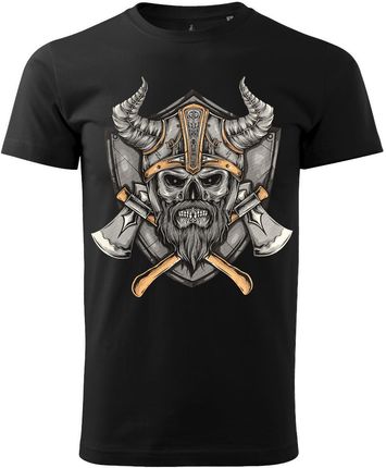 Voyovnik Koszulka T-Shirt Viking Czarna (V-2102-19-01) - Ceny i opinie T-shirty i koszulki męskie WRVZ